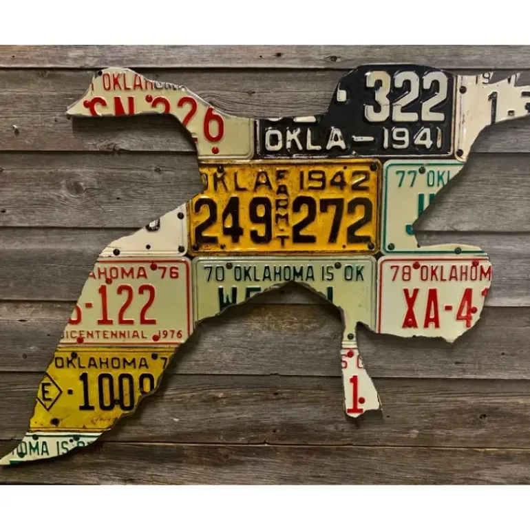 Oklahoma Goose License Plate Art - Your Premium Fishing Gear Store Rods Lines Baits Accessories* Shop All
