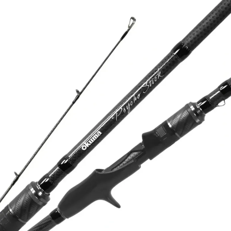 Okuma PSY-C-751H Psycho Stick Casting Rod 46 Ton Carbon 7'5" - Your Premium Fishing Gear Store Rods Lines Baits Accessories* Bait