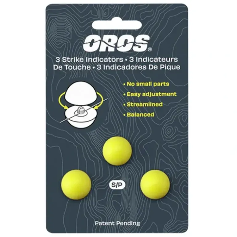Oros 3-Pack Strike Indicator Chartreuse Small - Your Premium Fishing Gear Store Rods Lines Baits Accessories* Fishing Line