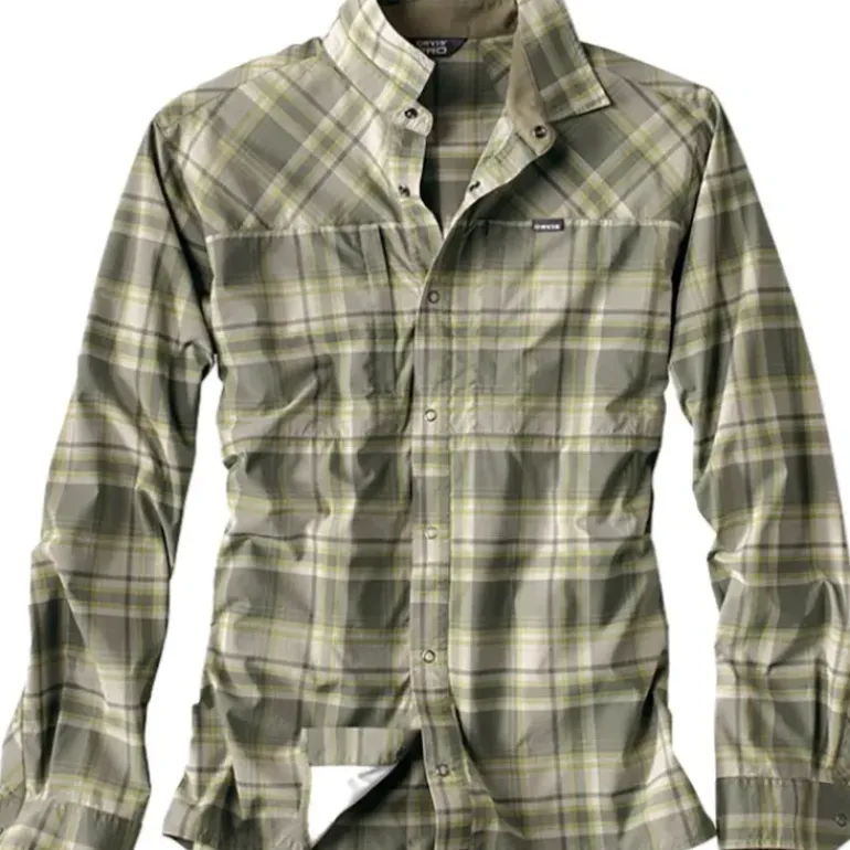 Orvis Pro Stretch Long Sleeve Shirt - Sagebrush - Your Premium Fishing Gear Store Rods Lines Baits Accessories* Shop All