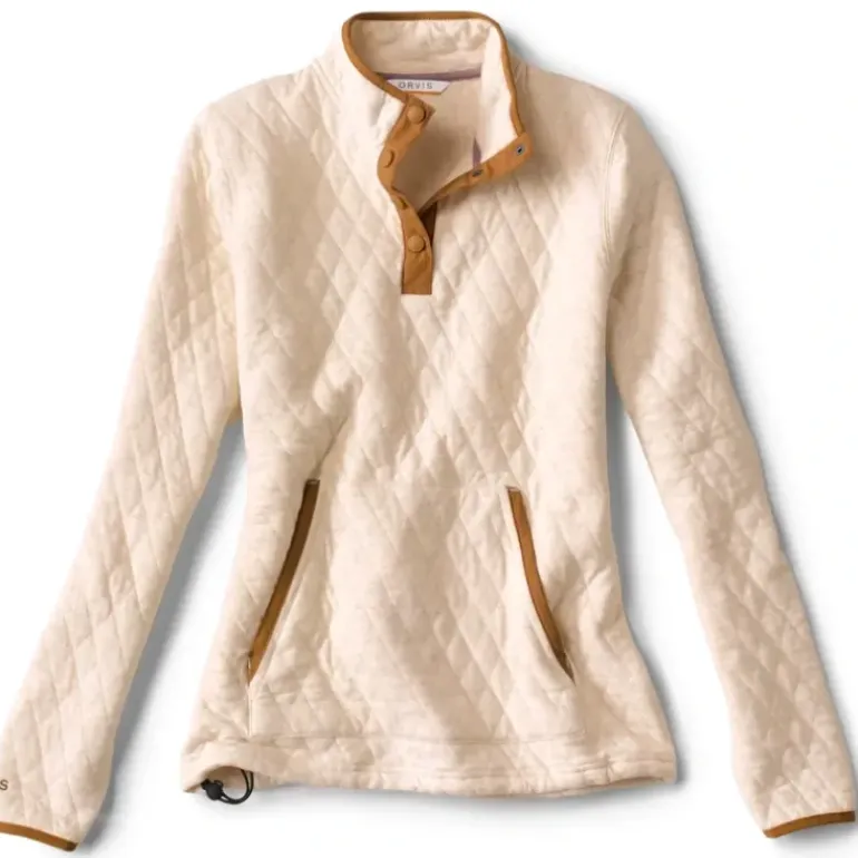 Orvis Women's Outdoor Quilted Snap Sweater - Your Premium Fishing Gear Store Rods Lines Baits Accessories* Shop All
