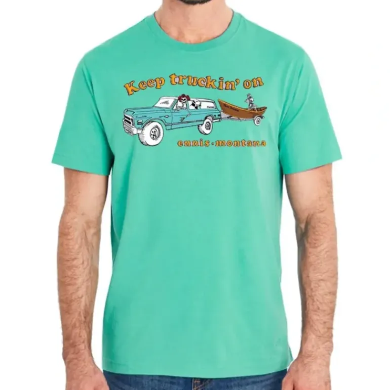 Ouray MTS Logo Truckin S/S T-Shirt - Your Premium Fishing Gear Store Rods Lines Baits Accessories* Shop All