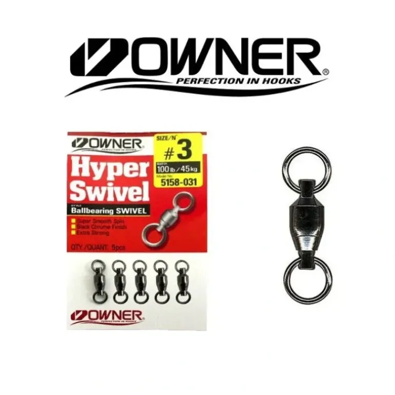 Owner Ball Bearing Swivels 5158 - Your Premium Fishing Gear Store Rods Lines Baits Accessories* Shop All