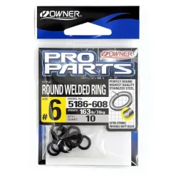 Owner Hyper Black Stainless Welded Rings 5186 - Your Premium Fishing Gear Store Rods Lines Baits Accessories* Fishing Line