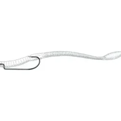 Owner Offset Shank Worm Bass Black Chrome Hook 6-Pack Size 2 5101-091 - Your Premium Fishing Gear Store Rods Lines Baits Accessories* Shop All
