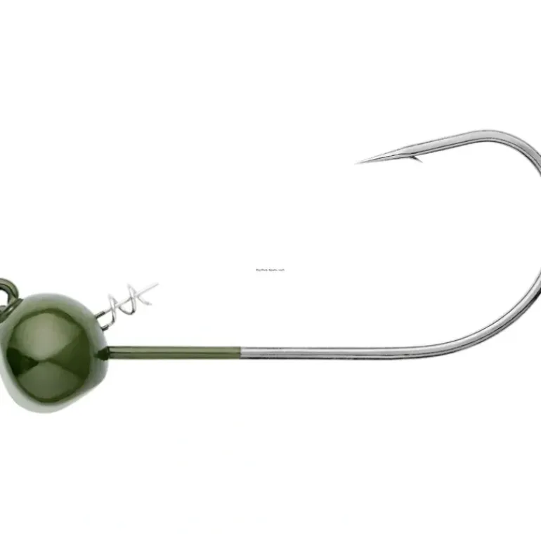 Owner Stick Bait Shaky Head - Green Pumpkin - 4/0 - 1/4 oz - Your Premium Fishing Gear Store Rods Lines Baits Accessories* Bait