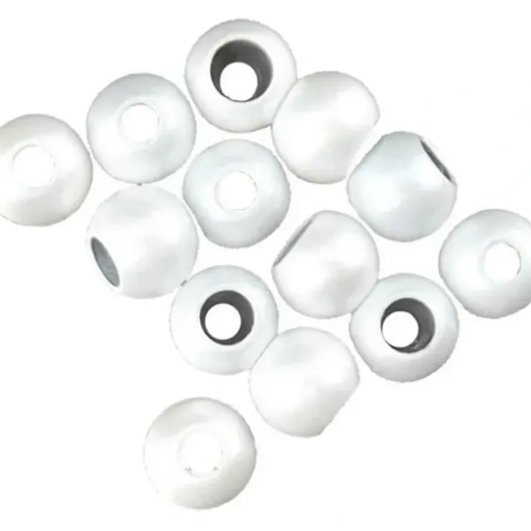 Painted Cyclops Beads - Pearl White - Your Premium Fishing Gear Store Rods Lines Baits Accessories* Shop All