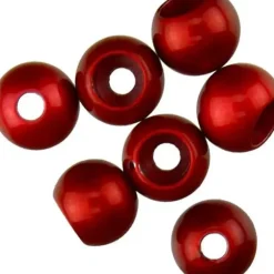 Painted Cyclops Beads - Red - Your Premium Fishing Gear Store Rods Lines Baits Accessories* Shop All