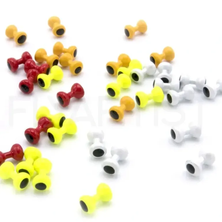 Painted Lead Eyes 10pk - Your Premium Fishing Gear Store Rods Lines Baits Accessories* Bait