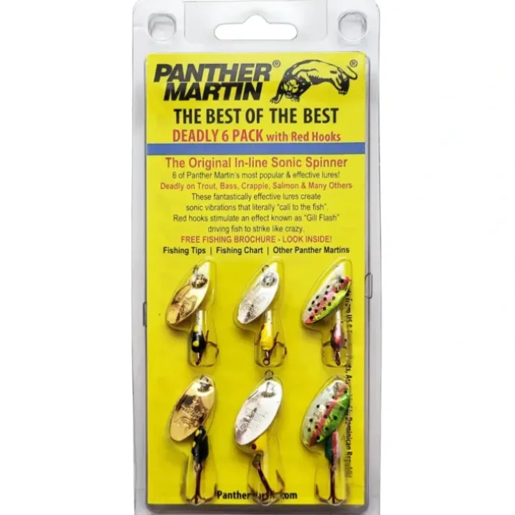 Panther Martin Spinner Trout Panfish Best of the Best Kit DSG6 Deadly 6 Lures - Your Premium Fishing Gear Store Rods Lines Baits Accessories^ Clearance