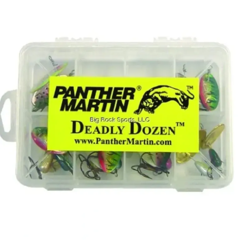 Panther Martin Best of the Best Kit, Deadly Dozen 12 Trout Spinner Lures - Your Premium Fishing Gear Store Rods Lines Baits Accessories* Shop All