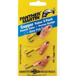 Panther Martin CP3 Spinner Kit, 1/8 oz, Copper, 3/Pack - Your Premium Fishing Gear Store Rods Lines Baits Accessories* Shop All