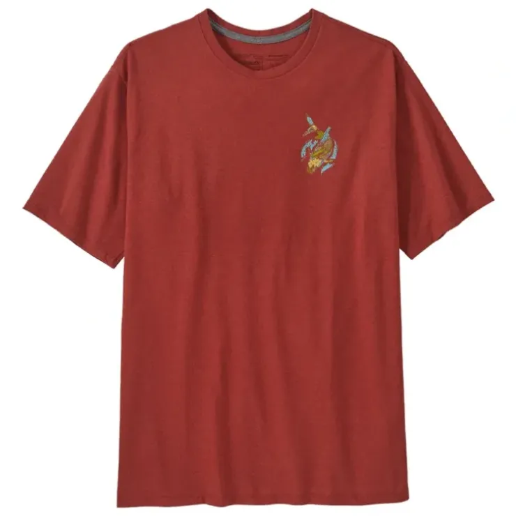 Patagonia Take a Stand Responsibili-Tee Sandflat Bonefish: Burl Red - Your Premium Fishing Gear Store Rods Lines Baits Accessories^ Hot