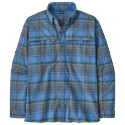 Patagonia Early Rise Stretch Shirt Rainsford: Blue Bird - Your Premium Fishing Gear Store Rods Lines Baits Accessories* Fly Fishing