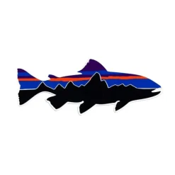 Patagonia Fitz Roy Trout Small Sticker - Your Premium Fishing Gear Store Rods Lines Baits Accessories* Shop All