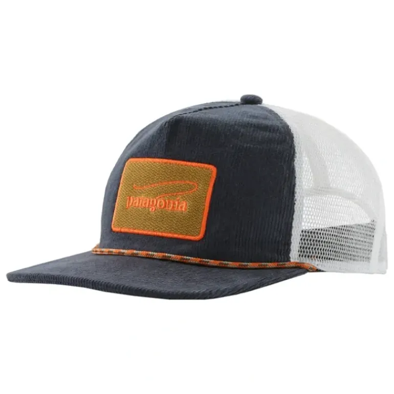 Patagonia Fly Catcher Hat Casting Logo: Smolder Blue - Your Premium Fishing Gear Store Rods Lines Baits Accessories* Fly Fishing