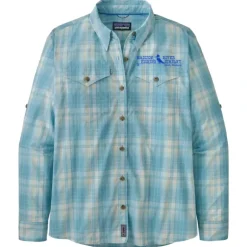 Patagonia Logo Womens L/S Sun Stretch Shirt - Your Premium Fishing Gear Store Rods Lines Baits Accessories* Fly Fishing