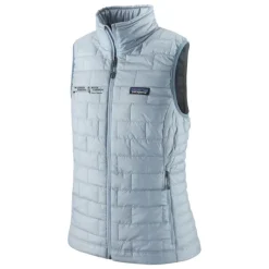 Patagonia Logo Womens Nano Puff Vest Steam Blue - Your Premium Fishing Gear Store Rods Lines Baits Accessories* Shop All