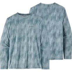 Patagonia L/S Cap Cool Daily Fish Graphic Shirt - Agave: Light Plume Grey - Your Premium Fishing Gear Store Rods Lines Baits Accessories* Shop All