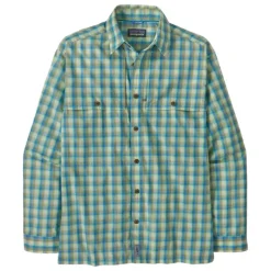 Patagonia L/S Island Hopper Shirt Mirrored: Vessel Blue - Your Premium Fishing Gear Store Rods Lines Baits Accessories* Fly Fishing