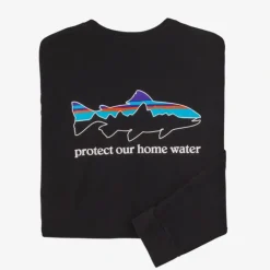 Patagonia Mens Home Water Trout Longsleeve Responsibili Tee - Your Premium Fishing Gear Store Rods Lines Baits Accessories* Shop All