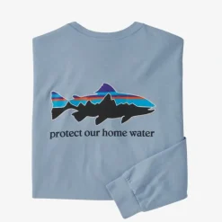Patagonia Mens Home Water Trout Longsleeve Responsibili Tee Sale - Your Premium Fishing Gear Store Rods Lines Baits Accessories* Shop All