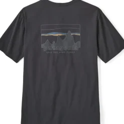Patagonia Mens '73 Skyline Organic T-Shirt - Your Premium Fishing Gear Store Rods Lines Baits Accessories* Fishing Line