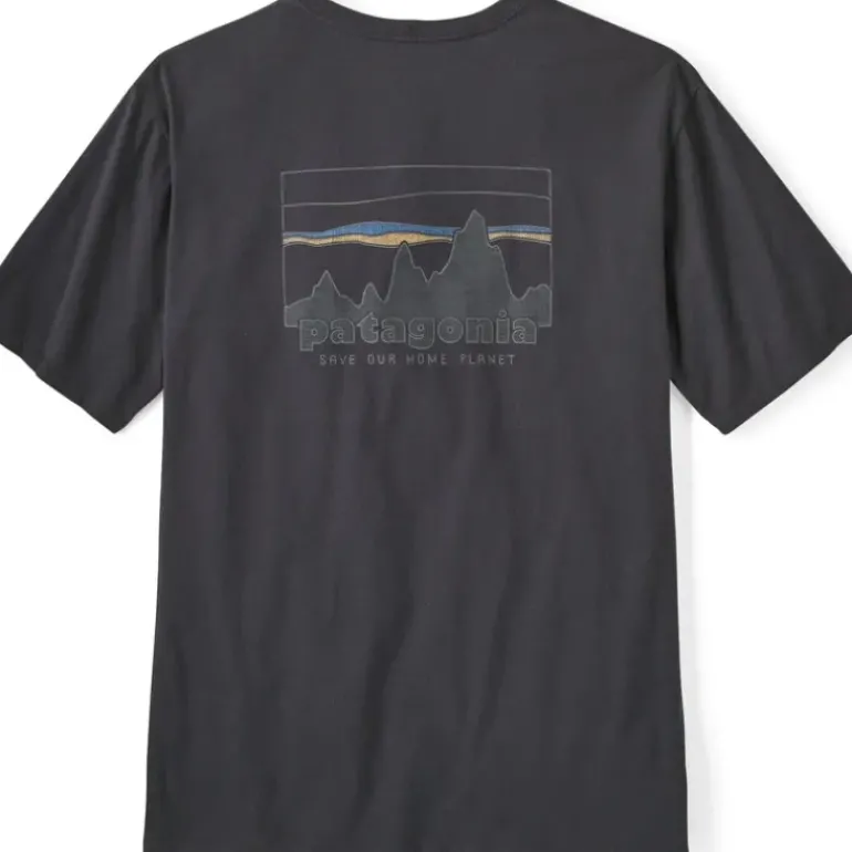 Patagonia Mens '73 Skyline Organic T-Shirt - Your Premium Fishing Gear Store Rods Lines Baits Accessories* Fishing Line