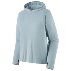 Patagonia MTS Logo Tropic Comfort Natural Hoody Steam Blue - Your Premium Fishing Gear Store Rods Lines Baits Accessories* Shop All