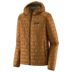 Patagonia Nano Puff Fitz Roy Trout Hoody Shelter Brown - Your Premium Fishing Gear Store Rods Lines Baits Accessories* Fishing Line