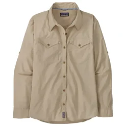Patagonia Womens L/S Sun Stretch Shirt Pumice - Your Premium Fishing Gear Store Rods Lines Baits Accessories* Fly Fishing