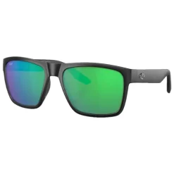 Paunch XL Sunglasses Matte Black Green Mirror 580P - Your Premium Fishing Gear Store Rods Lines Baits Accessories* Shop All