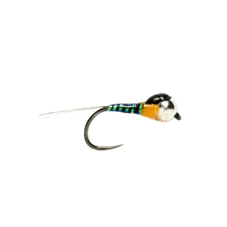 Pearl & Orange Barbless - Your Premium Fishing Gear Store Rods Lines Baits Accessories* Fly Fishing
