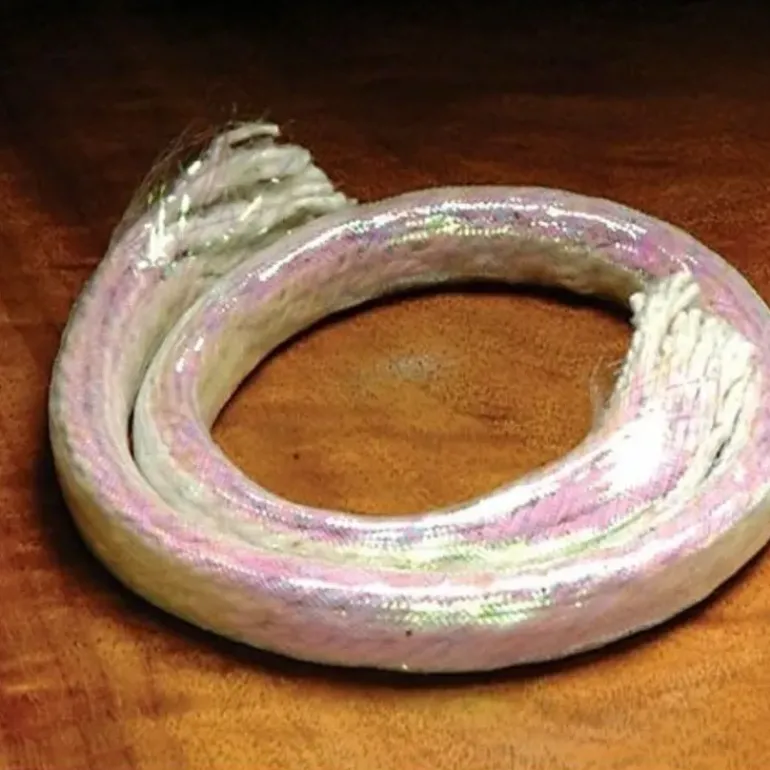 Pearl Flashabou Minnow Body - Large 3/8" - Your Premium Fishing Gear Store Rods Lines Baits Accessories* Shop All