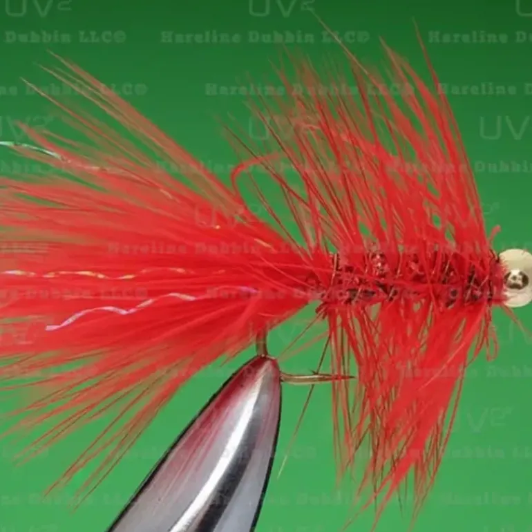 Perch Crystal Bugger, Red, sz 8 - Your Premium Fishing Gear Store Rods Lines Baits Accessories* Fly Fishing