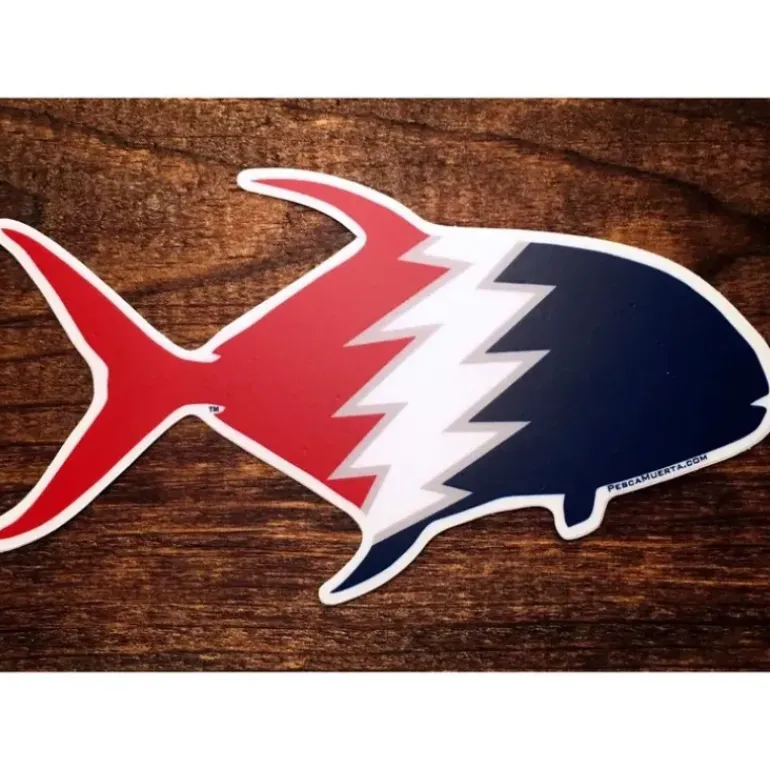 Pesca Muerta Permit Sticker - Grateful - Your Premium Fishing Gear Store Rods Lines Baits Accessories* Fly Fishing
