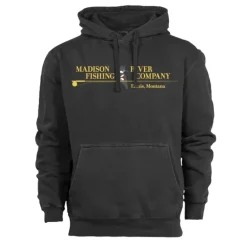 Pigment Dyed Fleece Hoody Washed Black - Your Premium Fishing Gear Store Rods Lines Baits Accessories* Shop All
