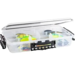 Plano Waterproof StowAway w/O-Ring Seal 3700 Deep w/4 15 Adjust Compartment Clear - Your Premium Fishing Gear Store Rods Lines Baits Accessories* Shop All