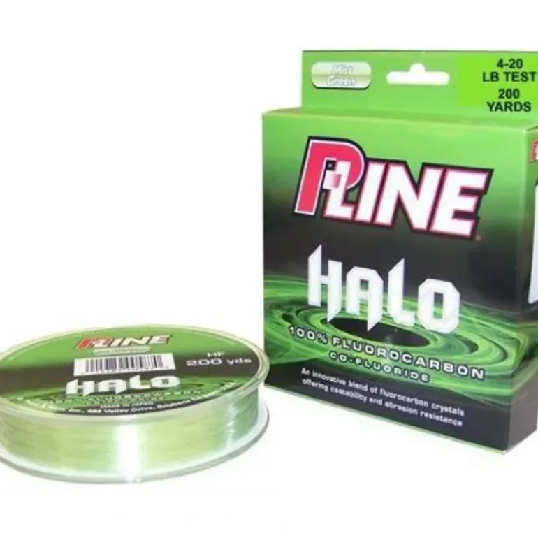 P-Line Halo Fluorocarbon Fishing Line 17lb 200yd Mist Green - Your Premium Fishing Gear Store Rods Lines Baits Accessories* Fishing Line