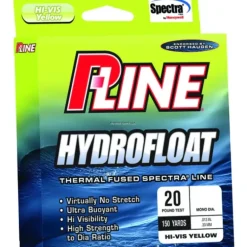 P-Line Hydrofloat Spectra Braided Line, Yellow, 20lb 150yd - Your Premium Fishing Gear Store Rods Lines Baits Accessories* Bait