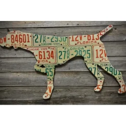 Pointing Vizsla License Plate Art - Your Premium Fishing Gear Store Rods Lines Baits Accessories* Shop All