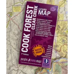 Purple Lizard Map - Cook Forest/Clear Creek - Your Premium Fishing Gear Store Rods Lines Baits Accessories* Fishing Line