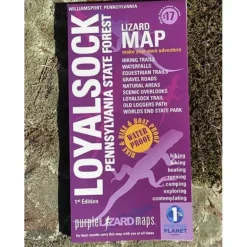 Purple Lizard Map - Loyalsock/Worlds End State Park - Your Premium Fishing Gear Store Rods Lines Baits Accessories* Fishing Line