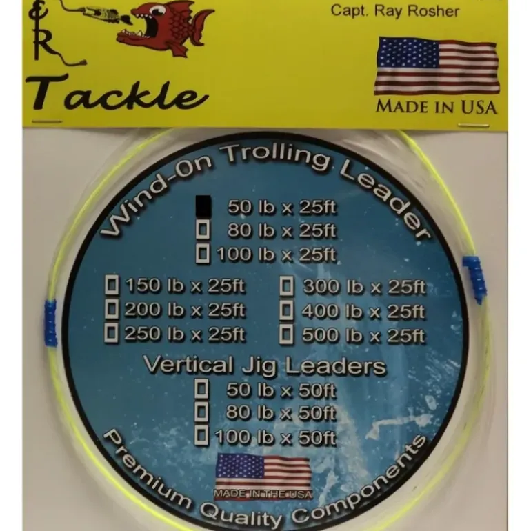 R&R Wind-on Leaders Clear with High-Vis Header Loops - Your Premium Fishing Gear Store Rods Lines Baits Accessories* Shop All