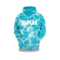 Rapala Hooded Sweatshirt Light, Blue Glare, Medium - Your Premium Fishing Gear Store Rods Lines Baits Accessories* Shop All