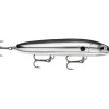 Rapala Skitter V 13 Topwater Floating, 5-1/4", 1oz, Pure Chrome - Your Premium Fishing Gear Store Rods Lines Baits Accessories* Bait
