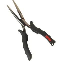 Rapala Stainless Steel Soft Grip Split Ring Pliers, 6 1/2" Black Nickel Zinc - Your Premium Fishing Gear Store Rods Lines Baits Accessories* Shop All