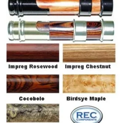 REC "AUS" Black Aluminum Reel Seats - Your Premium Fishing Gear Store Rods Lines Baits Accessories* Rods