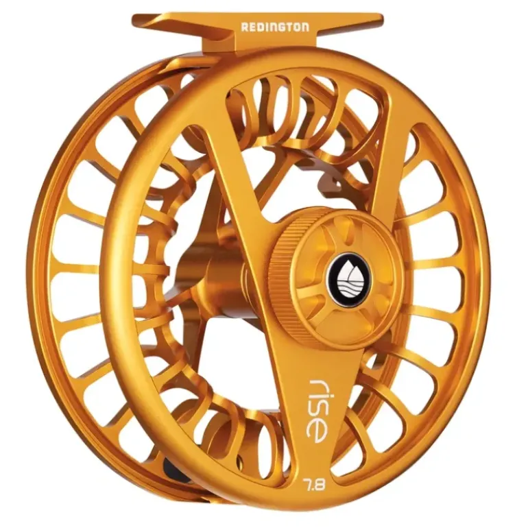 Redington Rise Reel - Amber - Your Premium Fishing Gear Store Rods Lines Baits Accessories* Fishing Line