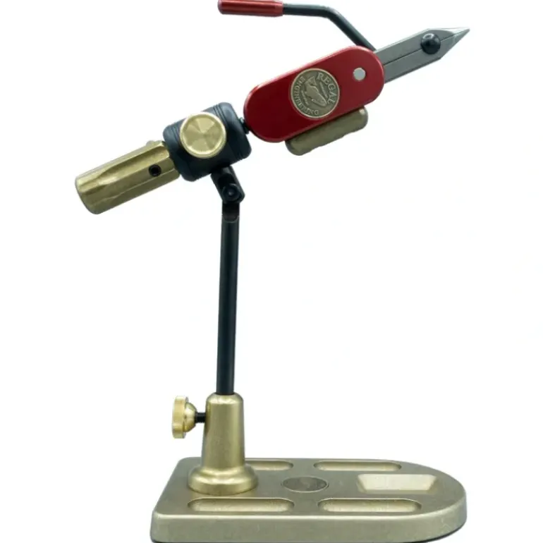 Regal Revolution Vise - Stainless Jaw with Bronze Pocket Base Hot Rod Red - Your Premium Fishing Gear Store Rods Lines Baits Accessories* Fishing Line